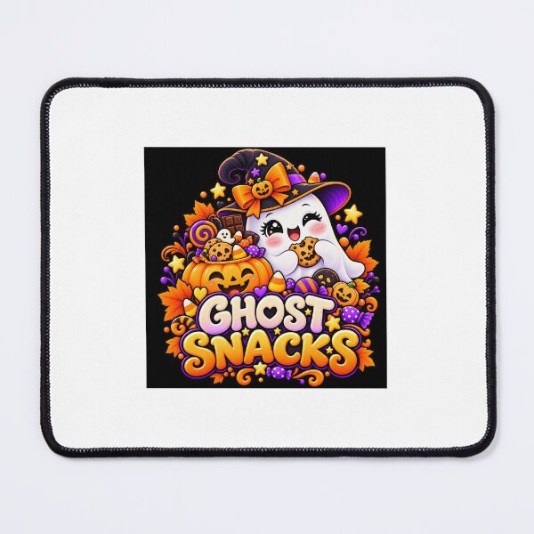 Item preview, Cute Ghost Snacks Halloween T-Shirt – Funny Ghost Candy & Pumpkin Design designed and sold by dressyside.