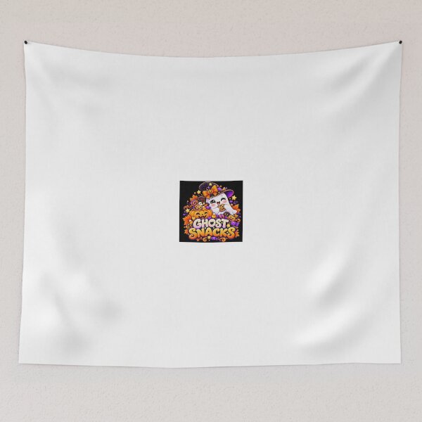 Item preview, Cute Ghost Snacks Halloween T-Shirt – Funny Ghost Candy & Pumpkin Design designed and sold by dressyside.