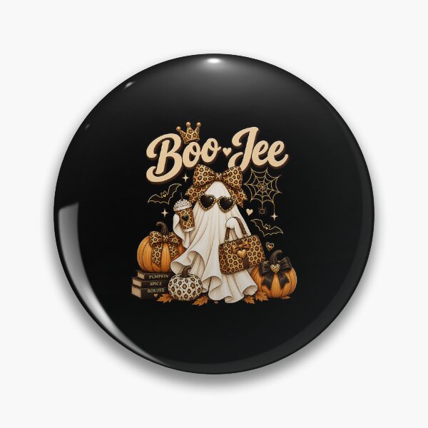 Item preview, Boo-Jee Leopard Ghost Pumpkin Spice Halloween designed and sold by OddPopARt.