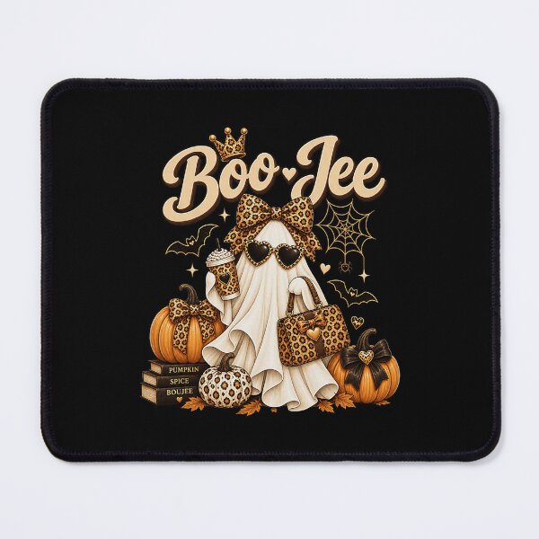 Item preview, Boo-Jee Leopard Ghost Pumpkin Spice Halloween designed and sold by OddPopARt.