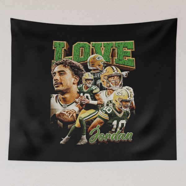 Item preview, Green Gold Football Quarterback Vintage Sports Graphic designed and sold by ToonEra.