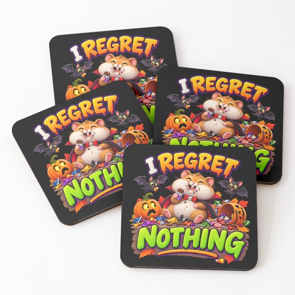 Item preview, I Regret Nothing Funny Halloween Hamster designed and sold by Yomere.