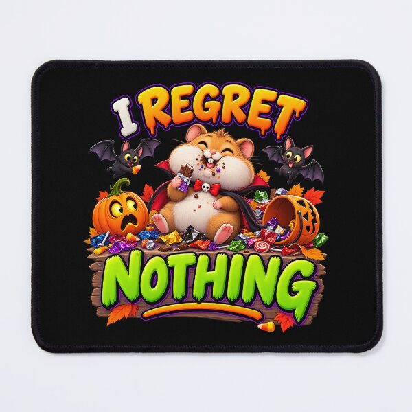 Item preview, I Regret Nothing Funny Halloween Hamster designed and sold by Yomere.