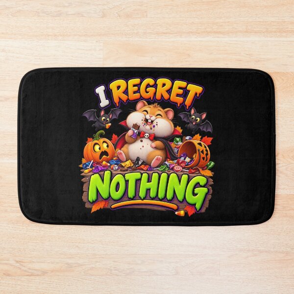 Item preview, I Regret Nothing Funny Halloween Hamster designed and sold by Yomere.