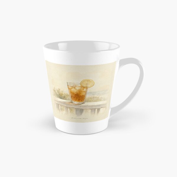 Item preview, Afternoon Light Iced Tea Illustration | Coastal Wall Art designed and sold by FixationStudio.