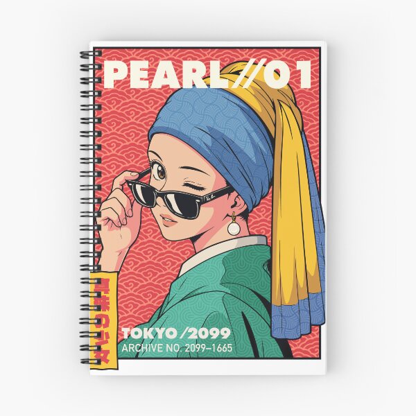 Item preview, Girl with a Pearl Earring - Retro Anime Tokyo 2099 designed and sold by redwane.