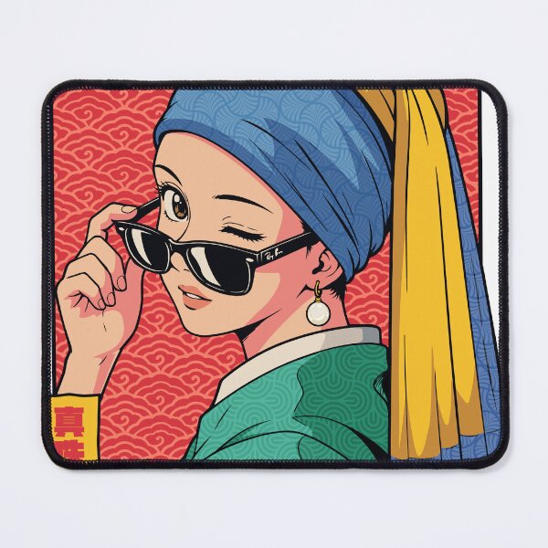 Item preview, Girl with a Pearl Earring - Retro Anime Tokyo 2099 designed and sold by redwane.