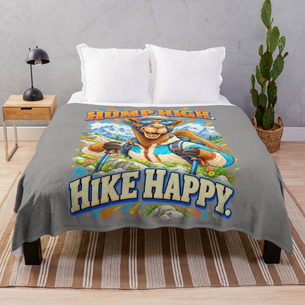 Item preview, Hump High. Hike Happy – Funny Lifestyle and Pets T-Shirt – Funny Camel T-Shirt Animal Graphic Camel T-Shirt designed and sold by Camel & Quirk.