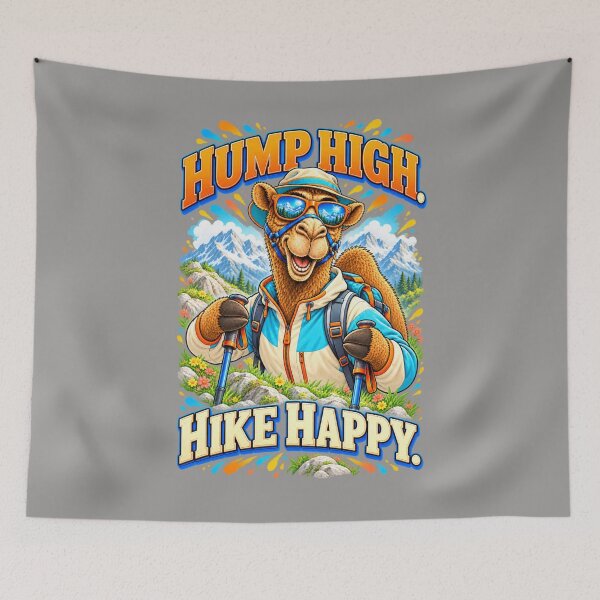 Item preview, Hump High. Hike Happy – Funny Lifestyle and Pets T-Shirt – Funny Camel T-Shirt Animal Graphic Camel T-Shirt designed and sold by Camel & Quirk.