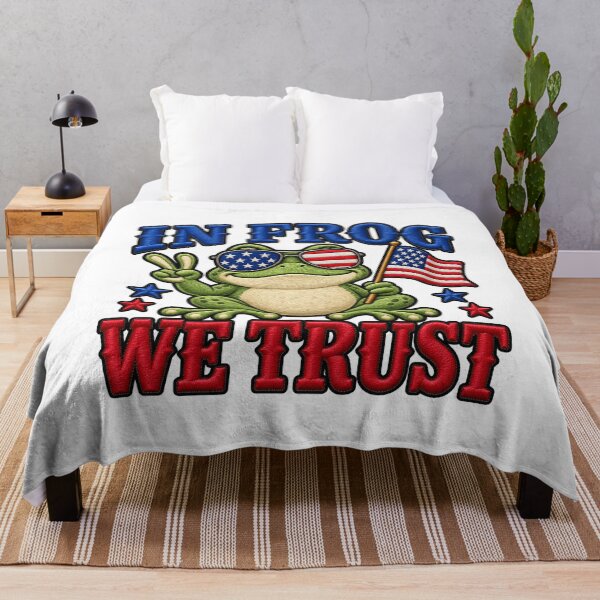 Item preview, Frog Protest Art IN FROG WE TRUST designed and sold by ArtDesignTp.