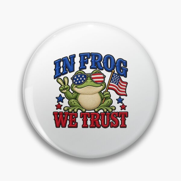 Item preview, Frog Protest Art IN FROG WE TRUST designed and sold by ArtDesignTp.