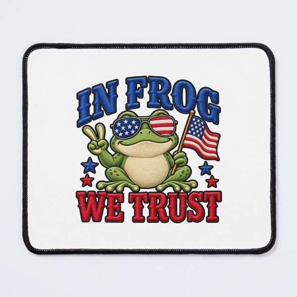 Item preview, Frog Protest Art IN FROG WE TRUST designed and sold by ArtDesignTp.