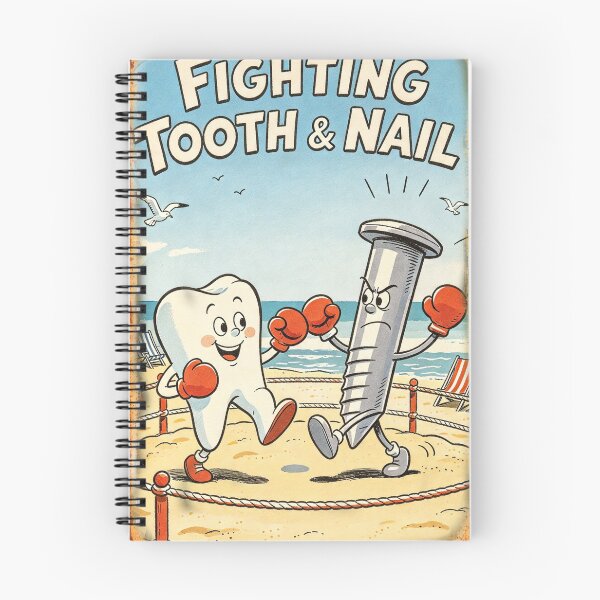 Item preview, Seaside Postcard: Fighting Tooth & Nail designed and sold by halibutgoatramb.