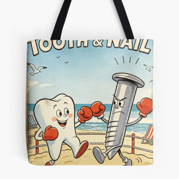 Item preview, Seaside Postcard: Fighting Tooth & Nail designed and sold by halibutgoatramb.