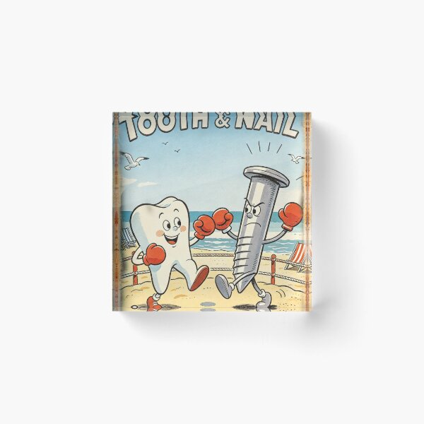 Item preview, Seaside Postcard: Fighting Tooth & Nail designed and sold by halibutgoatramb.