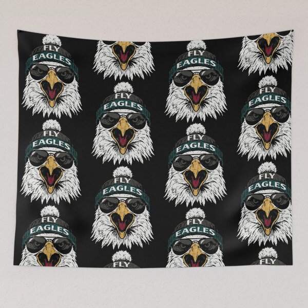 Item preview, Fly Eagles Eagle Fan Vintage Sports Illustration designed and sold by OddPopARt.