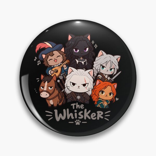 Item preview, The Whisker - Cute Fantasy Cat Squad designed and sold by TheSamuraiCat.