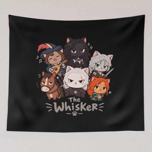 Item preview, The Whisker - Cute Fantasy Cat Squad designed and sold by TheSamuraiCat.