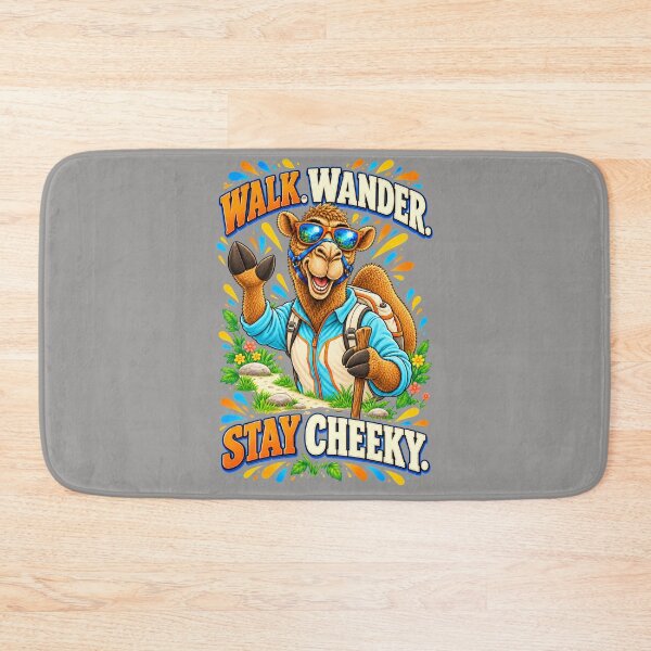 Item preview, Walk. Wander. Stay Cheeky – Funny Lifestyle and Pets T-Shirt – Funny Camel T-Shirt Animal Graphic Camel T-Shirt designed and sold by Camel & Quirk.