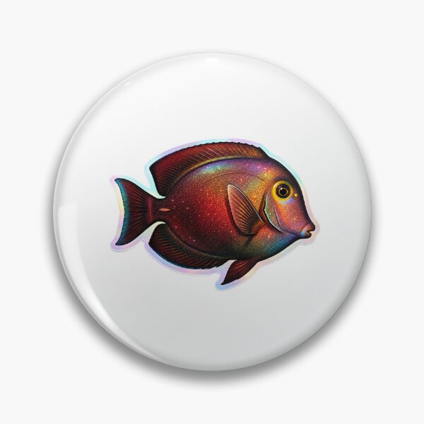 Item preview, Kole Tang Holographic Glitter Reef Fish Sticker Art designed and sold by KenworksDigital.
