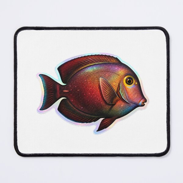 Item preview, Kole Tang Holographic Glitter Reef Fish Sticker Art designed and sold by KenworksDigital.