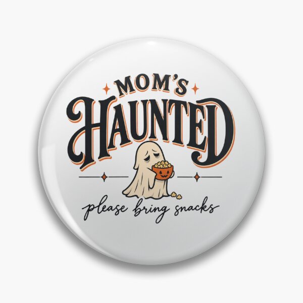 Item preview, Mom’s Haunted Please Bring Snacks Halloween Ghost  designed and sold by PhylonBoxx.
