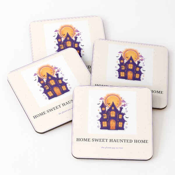 Item preview, Home Sweet Haunted Home Funny Halloween Sticker Color designed and sold by MojoHill.