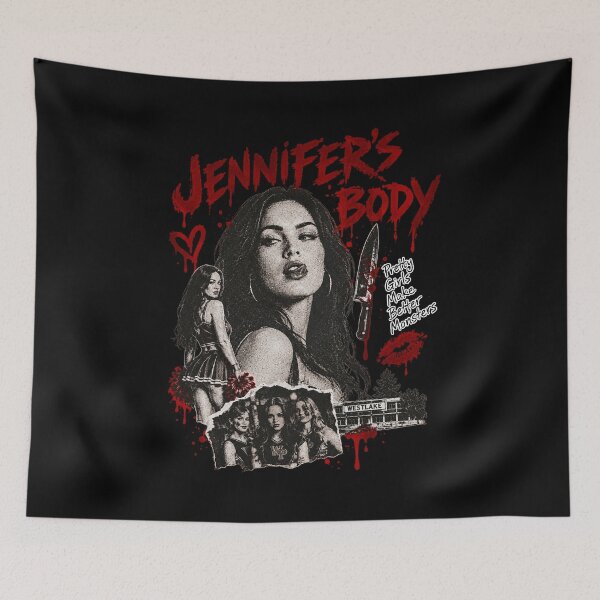 Item preview, Jennifer's Body Pretty Girls Make Better Monsters - Vintage Horror Graphic designed and sold by CatiaStudioArt.
