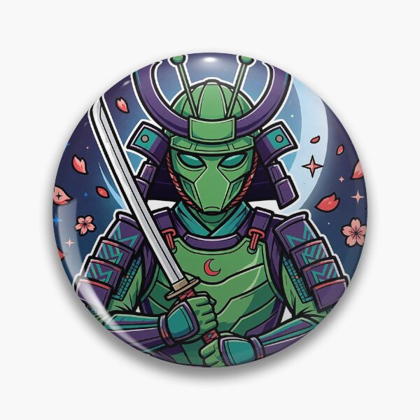 Item preview, Alien Samurai Warrior Art designed and sold by Gangster-Design.