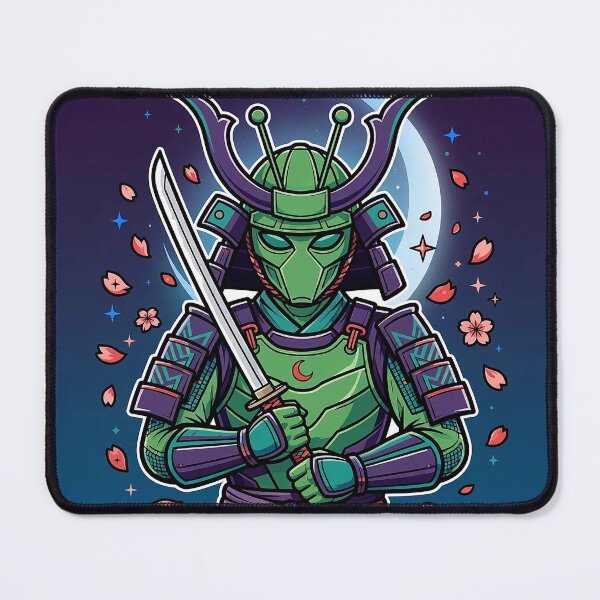 Item preview, Alien Samurai Warrior Art designed and sold by Gangster-Design.