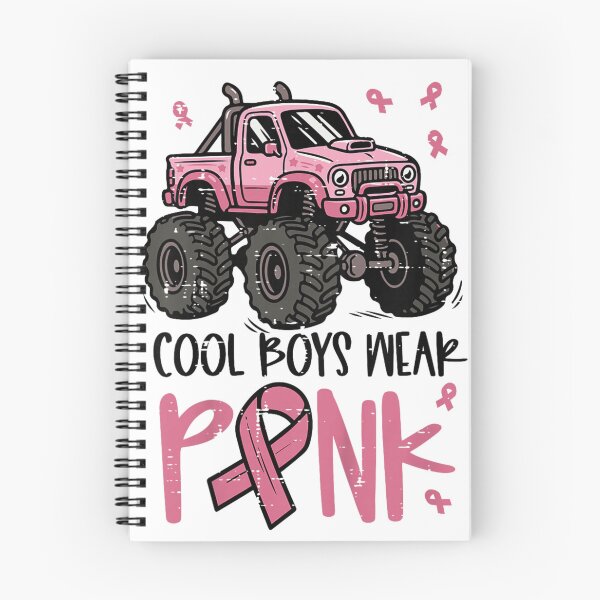 Item preview, Cool Boys Wear Pink Monster Truck designed and sold by Crookedorbit ⭐⭐⭐⭐⭐ .
