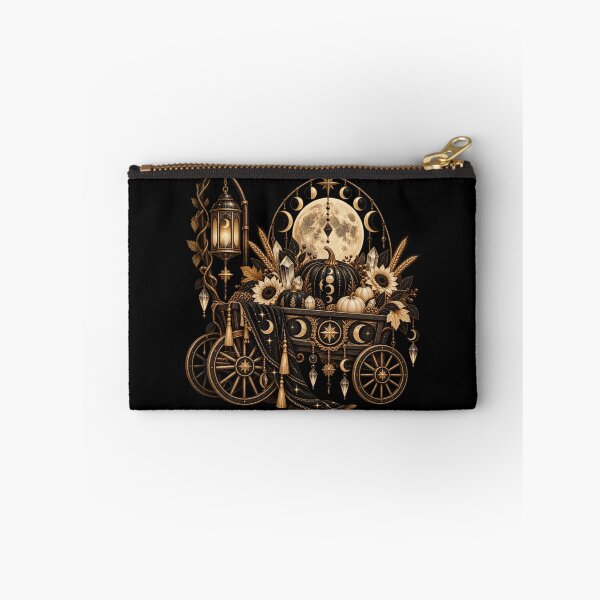 Item preview, Boho Celestial Sacred Gold Autumn Wagon Art designed and sold by BohoMysticArt.