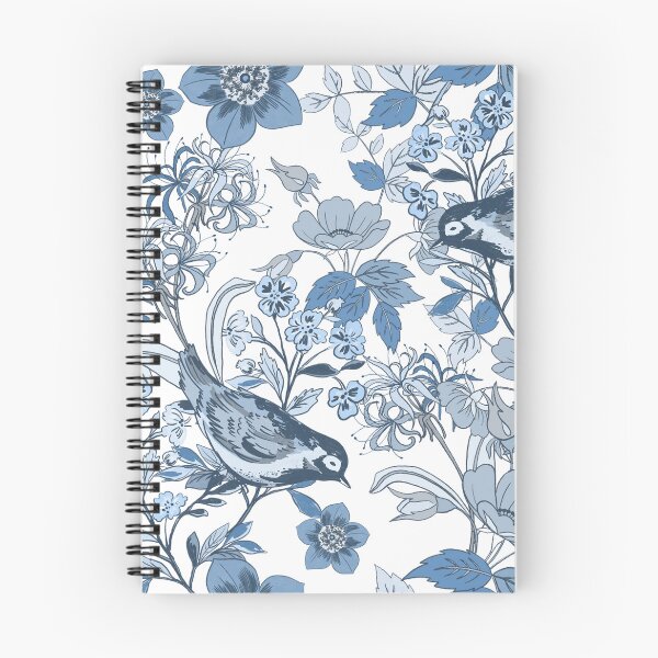 Item preview, Midnight Blue Songbird Garden designed and sold by VibnWalls.