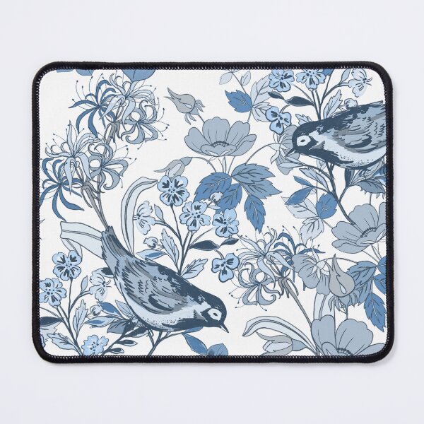 Item preview, Midnight Blue Songbird Garden designed and sold by VibnWalls.