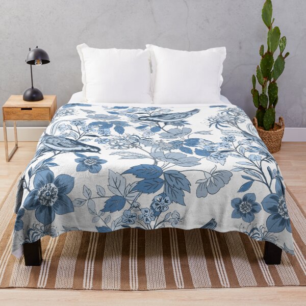 Item preview, Midnight Blue Songbird Garden designed and sold by VibnWalls.