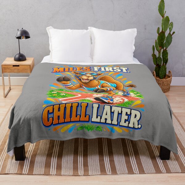 Item preview, Miles First. Chill Later – Funny Lifestyle and Pets T-Shirt – Funny Camel T-Shirt Animal Graphic Camel T-Shirt designed and sold by Camel & Quirk.
