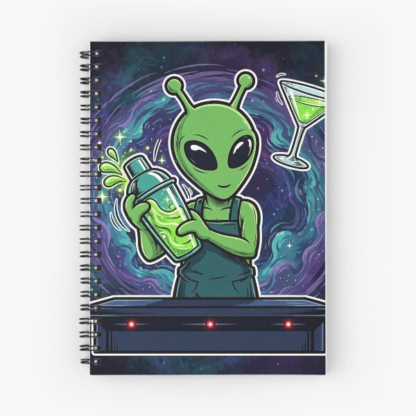 Item preview, Alien Bartender Martini Art designed and sold by Gangster-Design.