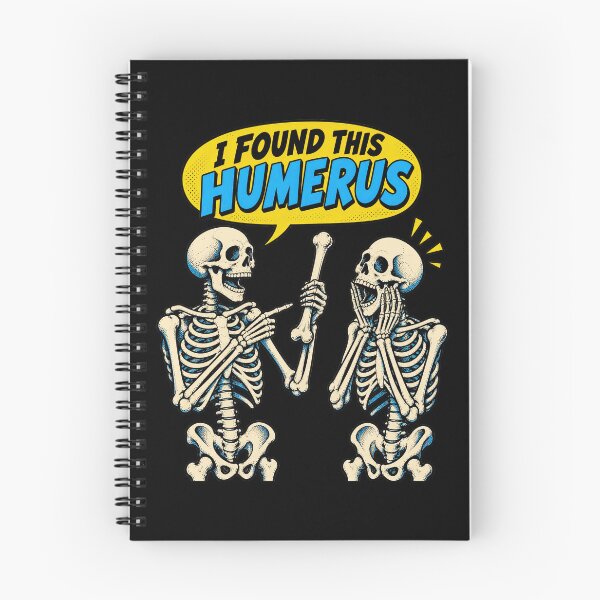 Item preview, I Found This Humerus Skeletons Comic Halftone Joke Artwork designed and sold by adiencarteras.
