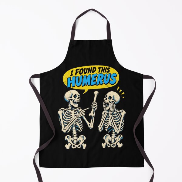 Item preview, I Found This Humerus Skeletons Comic Halftone Joke Artwork designed and sold by adiencarteras.