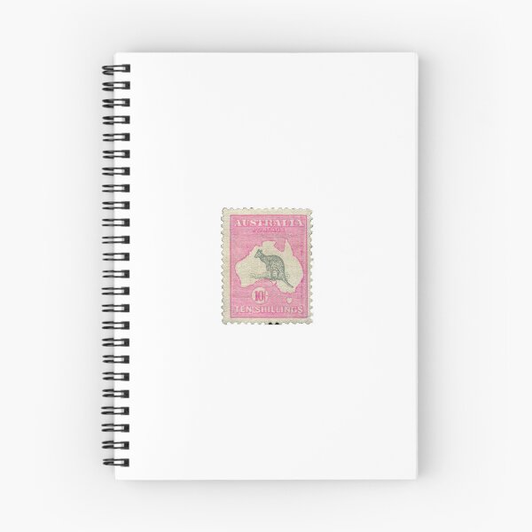 Item preview, Australia kangaroo pink postal stamp mail chic city travel world explore designed and sold by bunnylover4life.