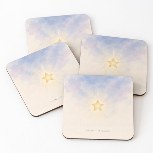 Item preview, You Are Still Enough Single Star Illustration | Mental Health Wall Art designed and sold by FixationStudio.