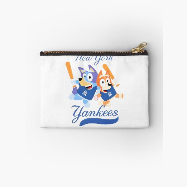 Item preview, Bluey & Bingo Yankeess Baseball Fan designed and sold by Kleinpixel.