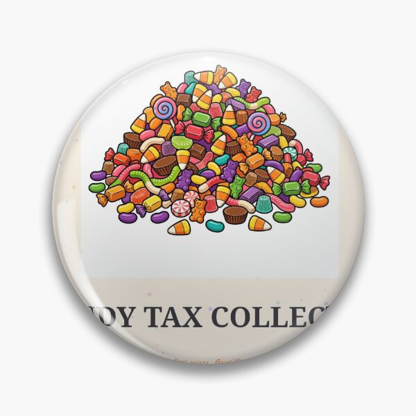 Item preview, Candy Tax Collector Funny Halloween Candy Sticker Color designed and sold by MojoHill.
