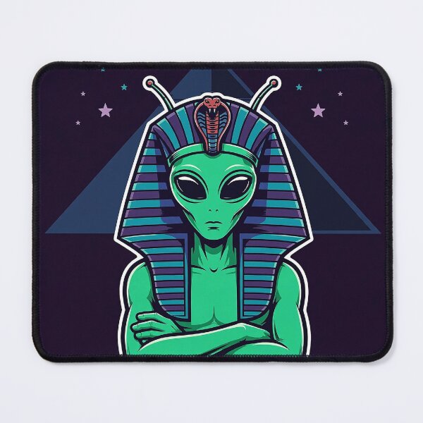 Item preview, Alien Pharaoh Egypt Art designed and sold by Gangster-Design.