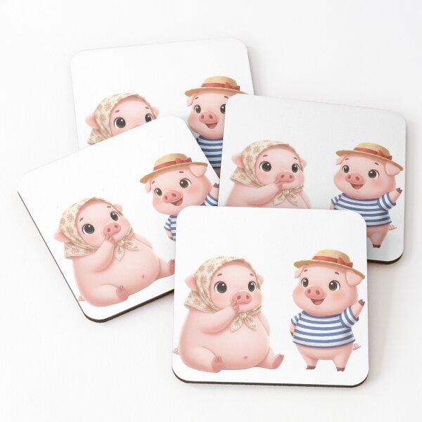 Item preview, Little Pig and Tiny Pig designed and sold by RiverFong.