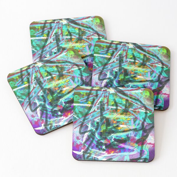 Item preview, Abstract Fiesta 5 designed and sold by Natfigcreates.
