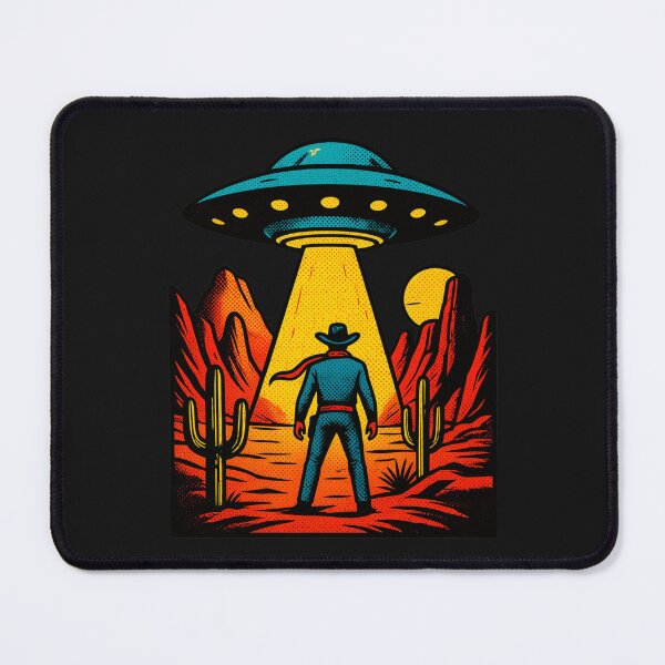 Item preview, Funny Cowboy Alien Encounter In The Desert designed and sold by erozzz.