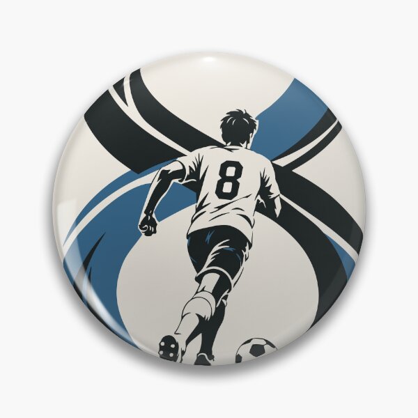 Item preview, The Infinite Game Football Art Print, Number 8 Soccer Print, Minimalist Football Art, Soccer Player Decor, Football Lover Gift designed and sold by Studio pod Burom.