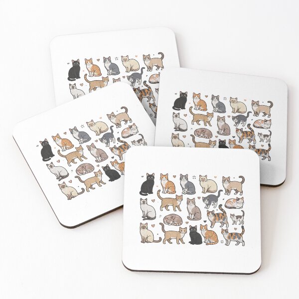 Item preview, Adorable Cute Cats Memes Art designed and sold by ArtDesignTp.
