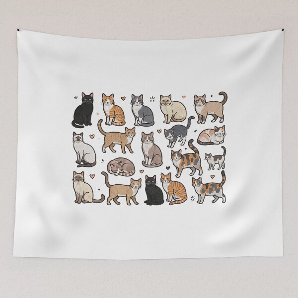 Item preview, Adorable Cute Cats Memes Art designed and sold by ArtDesignTp.